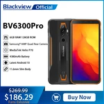 BLACKVIEW BV6300 Pro Rugged Phone Helio P70 6GB+128GB Smartphone 4380mAh Android 10.0 Mobile Phone IP68 Waterproof Cellphone