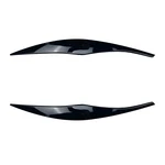 Car Glossy Black Headlights Eyebrows Eyelids Cover Eyelash Head Light Stickers for BMW 3 Series E90 E91 320I 330I 05-12