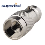 Superbat 5pcs Connector SMA Male to BNC Female RF Coaxial Connector WIFI Adapter