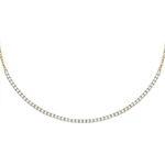 Morellato Luxusní pozlacený náhrdelník s čirými zirkony Scintille SAQF24