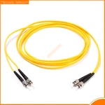 Double ST UPC To ST UPC Simplex 3.0mm PVC Single Mode Fiber Patch Cable Fiber Optic Patch Cord Cable 1m 2m 5m 10m
