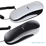 Corded Landline Phone Big Button Wall Mount Landline Phones Fixed Telephone for Office Home Hotel Bathroom Drop shipping