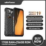 Ulefone Power Armor 19 Global Rugged Phone 4G Smartphone 66W 9600mAh Android 12 Moblie Phone 17GB RAM 256GB ROM Smartphone