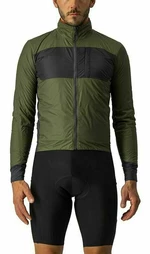 Castelli Unlimited Puffy Jacket Light Military Green/Dark Gray XL Chaqueta Chaqueta de ciclismo, chaleco