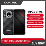 OUKITEL WP21 Ultra Rugged Waterproof Smartphone 12GB+256GB 9800mAh Battery 6.78'' FHD NFC Mobile Phone 66W Fast Charge Cellphone