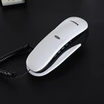 Corded Trimline Telephone Slim Wall Phone Red Wall Mounted Landine Phones for Home Office Hotel Bathroom Wholesale