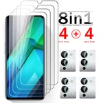 8 In 1 Camera Lens Protective Glass For Infinix Note 12 G96 X670 6.7" Screen Protector Tempered Glass Film Infinix Note12 G96 4G