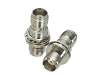 1Pcs TNC Female jack to TNC Female jack Bulkhead Nut RF Adapter Connector Coaxial High Quanlity 50ohm