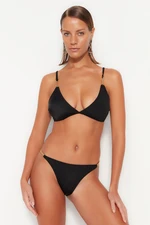 Trendyol Normal Leg Bikini Bottom with Black Chain Accessory