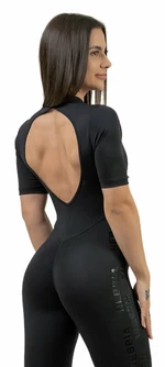 Nebbia Workout Jumpsuit INTENSE Focus Black M Fitness tričko