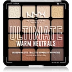 NYX Professional Makeup Ultimate Shadow Palette oční stíny odstín Warm Neutrals 16x0,8 g