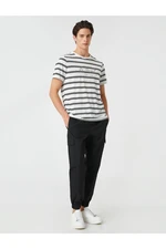 Koton Jogger Cargo Pants with Lace-Up Waist with Pocket Detail. Koton Jogger Cargo Pants with Lace-Up Waist with Pocket Detail.