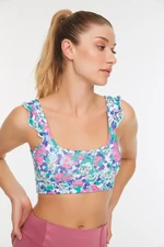 Trendyol Multi-colored Support Frilly Sports Bra
