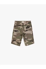 Koton Shorts - Green - Normal Waist
