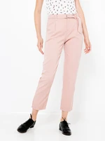 Light pink shortened trousers CAMAIEU - Women