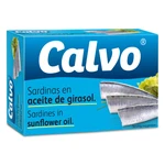 CALVO Sardinky ve slunečnicovém oleji 120 g