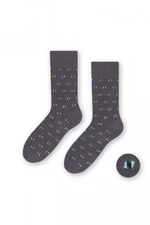Steven 056-153 šedé Pánské ponožky 39/41 šedá
