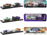 Auto Haulers Set of 3 Trucks Release 67 Limited Edition to 9600 pieces Worldwide 1/64 Diecast Model Cars by M2 Machines