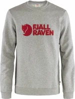 Fjällräven Logo Sweater M Grey/Melange S Outdoorová mikina
