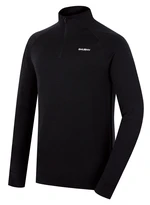 Husky Aron Zip M XL, black Pánská merino mikina