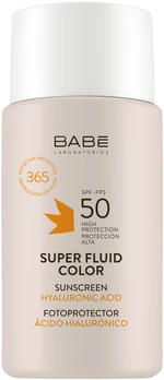Babé SUPER FLUID COLOR SPF50 tónovaný fluid na tvár pre všetky typy pleti 50 ml