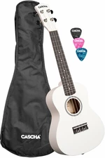 Cascha CUC106 Linden Konzert-Ukulele White