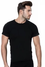 Pánské tričko Rossli MTP 001 krátký rukáv černá M černá