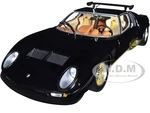 Lamborghini Miura SVR Black and Gold 1/18 Diecast Model Car by Kyosho