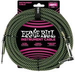 Ernie Ball P06082-EB Nero-Verde 5,5 m Dritto - Angolo
