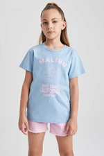 DEFACTO Girl Regular Fit Short Sleeve T-Shirt