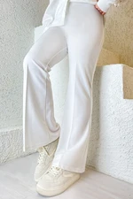 InStyle Spanish Leg Scuba Pants - White