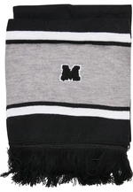 School team scarf black/heathergrey/white