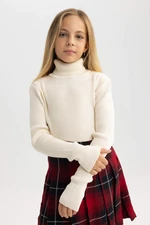 DEFACTO Girl Regular Fit Turtleneck Pullover