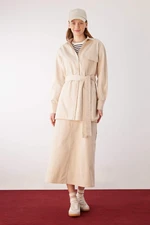 DEFACTO Regular Fit Gabardine Skirt