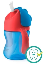 Philips Avent Hrneček s brčkem Bendy chlapec 200 ml