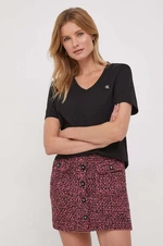 Bavlnené tričko Calvin Klein Jeans dámsky,čierna farba,J20J222560