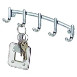 Metalowy wieszak na klucze iDesign York Lyra, 21,5x4,6 cm
