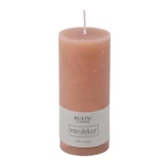 Różowa świeczka Rustic candles by Ego dekor Rust, 58 h
