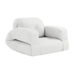 Biały fotel rozkładany odpowiedni na zewnątrz Karup Design OUT™ Hippo White