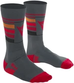 Dainese HG Hallerbos Dark Gray/Red L Chaussettes de cyclisme