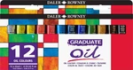 Daler Rowney Graduate Zestaw farb olejnych 12 x 22 ml