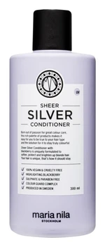 Maria Nila Hydratační kondicionér neutralizující žluté tóny vlasů Sheer Silver (Conditioner) 300 ml Maria Nila Hydratační kondicionér neutralizující žluté tóny vlasů Sheer Silver (Conditioner) 300 ml