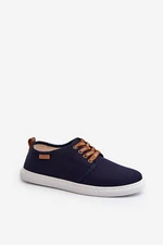 Men's Big Star Memory Foam System Navy Blue Sneakers