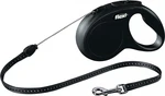 Flexi Classic Lanko 3m/8kg - Čierne