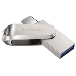 USB flash disk SanDisk Ultra Dual Luxe 512GB USB/USB-C (SDDDC4-512G-G46) strieborný USB flashdisk • kapacita 512 GB • USB-C • USB 3.1 • rýchlosť čítan