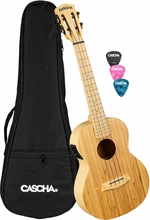 Cascha HH 2314E Bamboo Tenor Ukulele Natural