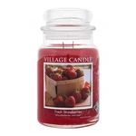 Village Candle Fresh Strawberries 602 g vonná sviečka unisex