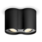Bodové svietidlo Philips Hue Pillar White Ambiance 2 Spot (5633230P6) čierne inteligentné osvetlenie • 2 LED žiarovky • biele stmievateľné • svetelný 