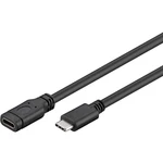 Kábel PremiumCord USB-C/USB-C, M/F, prodlužovací, 2m (ku31mf2) čierny predlžovací kábel • USB-C • USB 3.1 typ C samec, USB 3.1 typ C samica • Super-sp