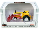 Minneapolis Moline G850 Narrow Front Tractor with Loader Yellow and Red 1/64 Diecast Model by SpecCast